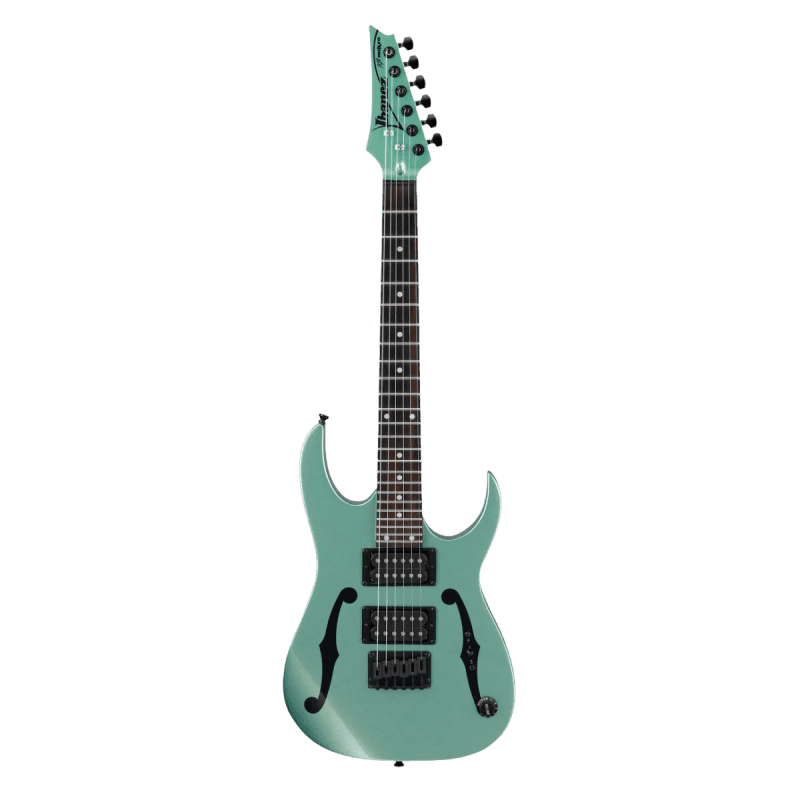 IBANEZ PGMM21-MGN MIKRO PAUL GILBERT SIGNATURE METALLIC LIGHT GREEN GITAR ELEKTRIK