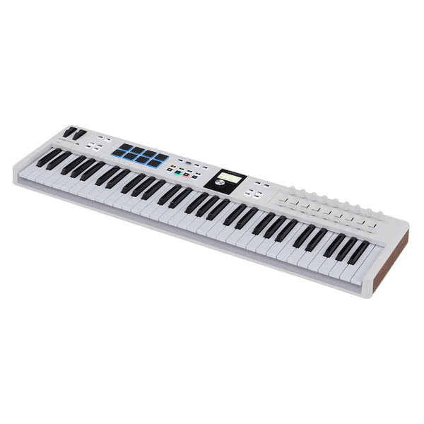 ARTURIA KEYLAB ESSENTIAL 61 MK3 MIDI CONTROLLER WHITE