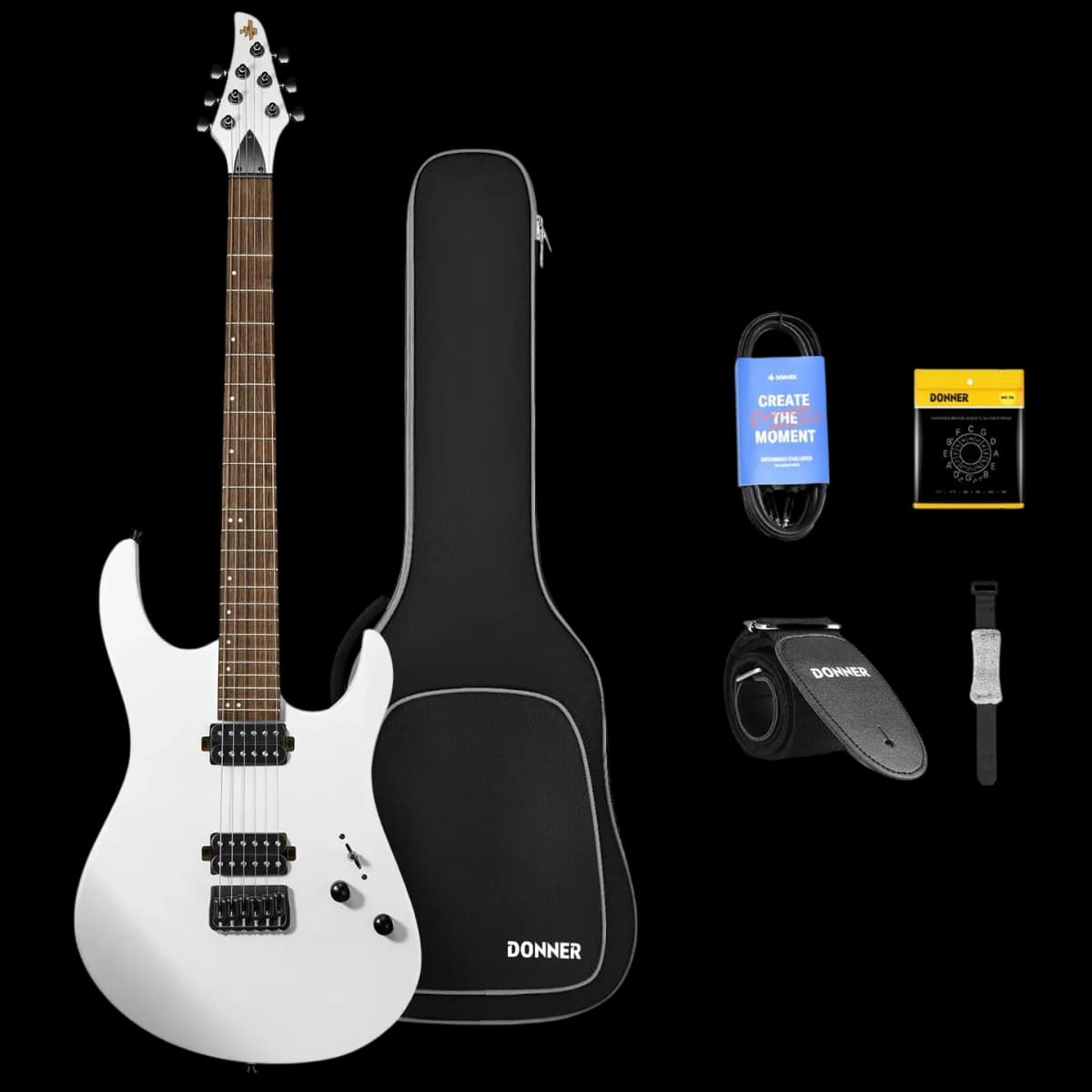 DONNER DMT100 SOLID BODY METAL ELECTRIC GUITAR
