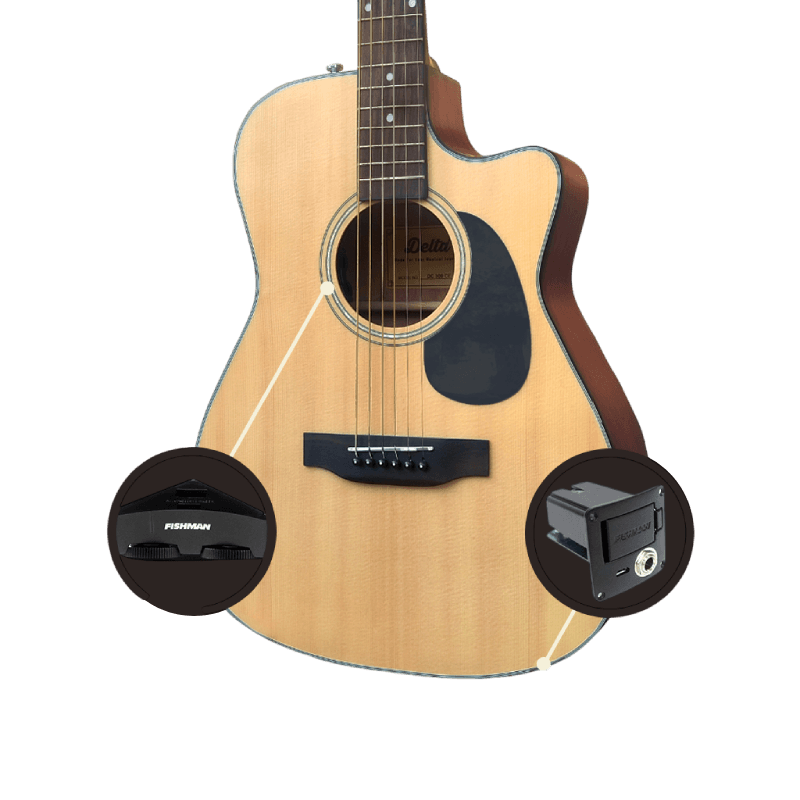 DELTA DC300CE GITAR AKUSTIK WITH FISHMAN PREAMP