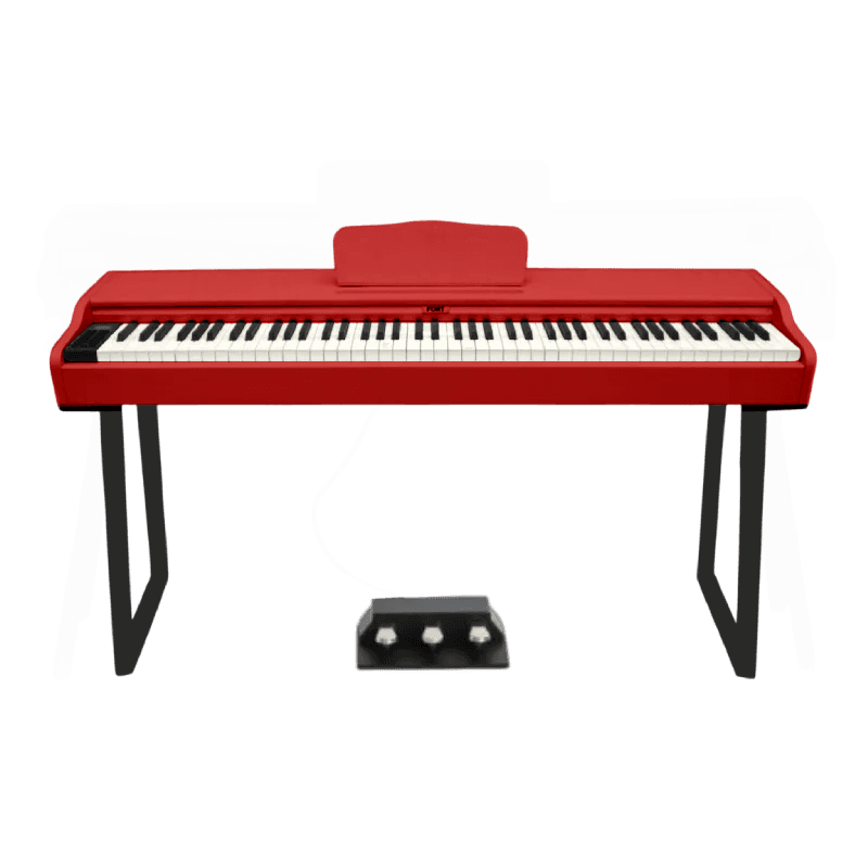 FORT BATAVIA RED DIGITAL PIANO