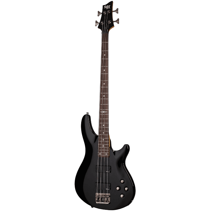 SCHECTER C-4 SGR MSBK MIDNIGHT SATIN BLACK 4-STRING BASS ELEKTRIK