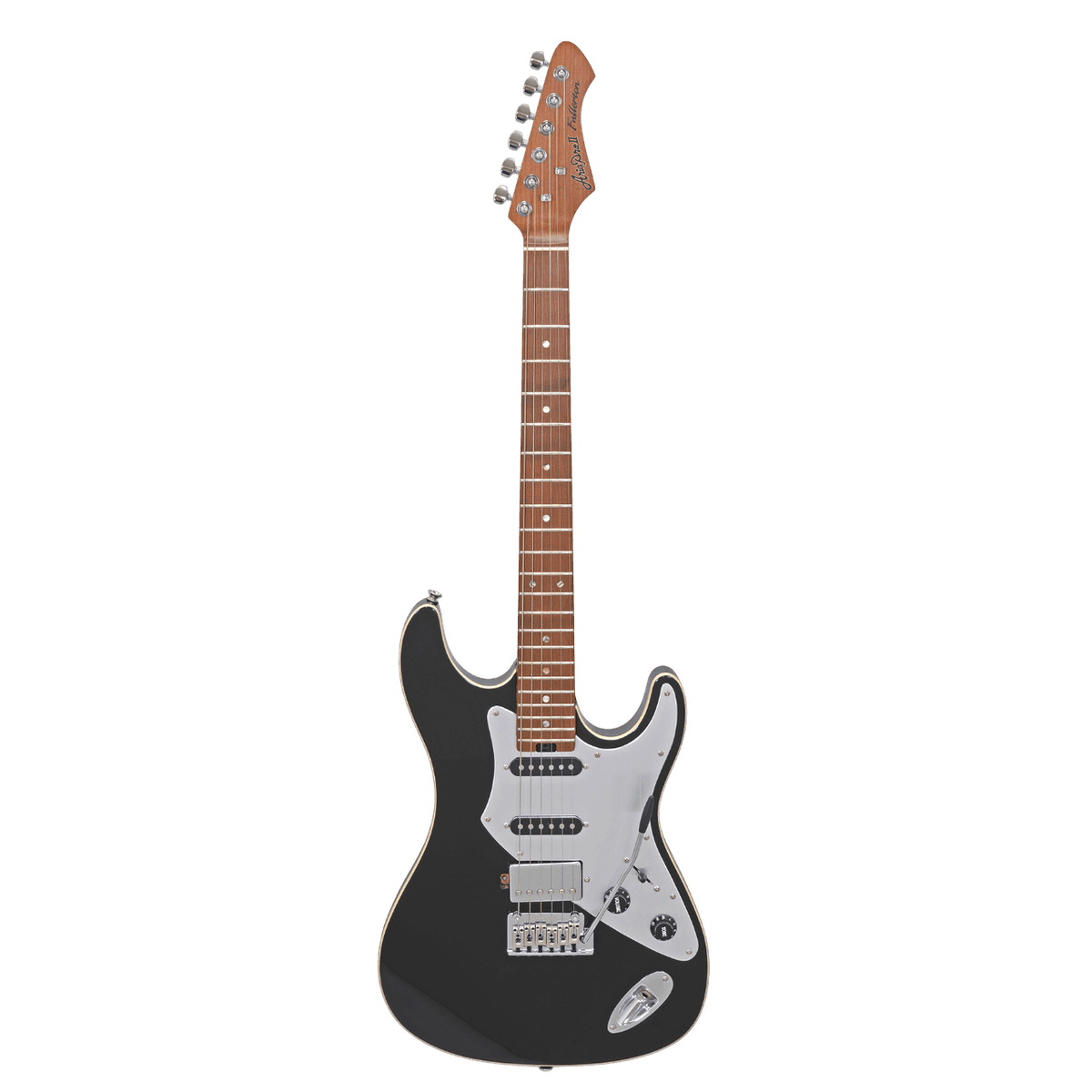 ARIA PRO II 714-GTR BK FULLERTON STRATOCASTER BLACK GITAR ELEKTRIK