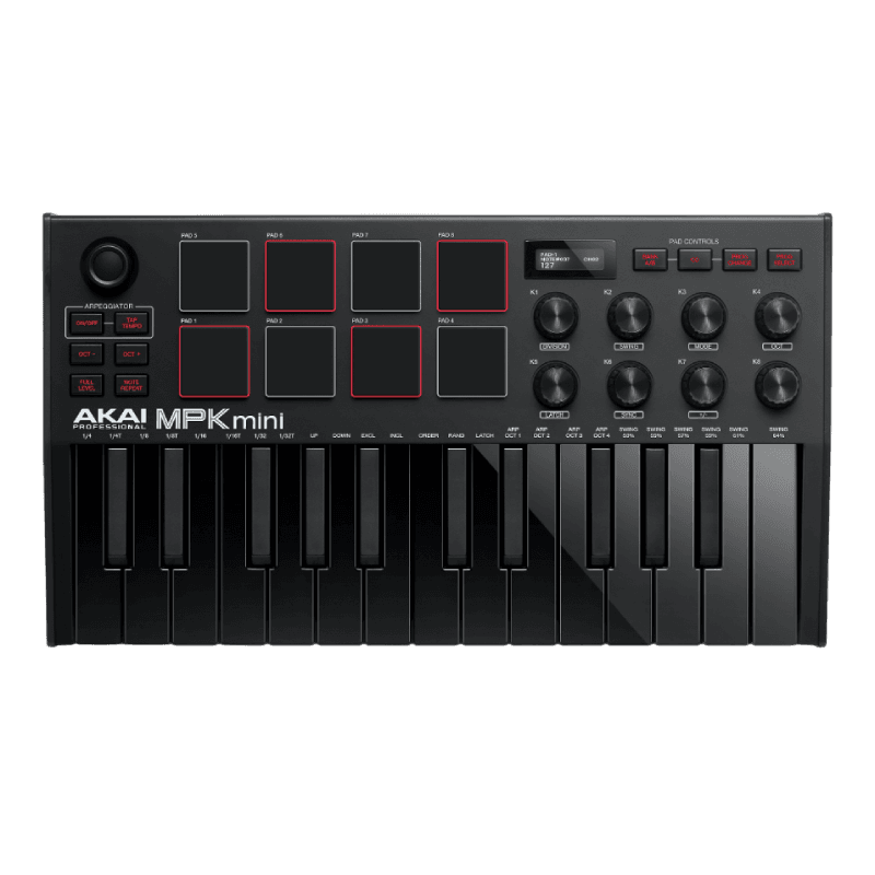 AKAI MPK MINI MK3 BLACK MIDI CONTROLLER