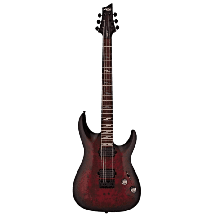 SCHECTER OMEN ELITE-6 FR BCHB BLACK CHERRY BURST GITAR ELEKTRIK