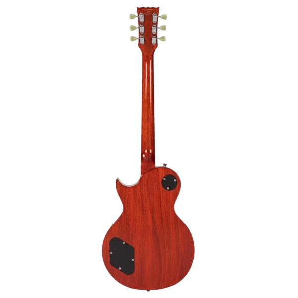 VINTAGE V100THB REISSUED FLAMED THRU HONEYBURST GITAR ELEKTRIK LES PAUL