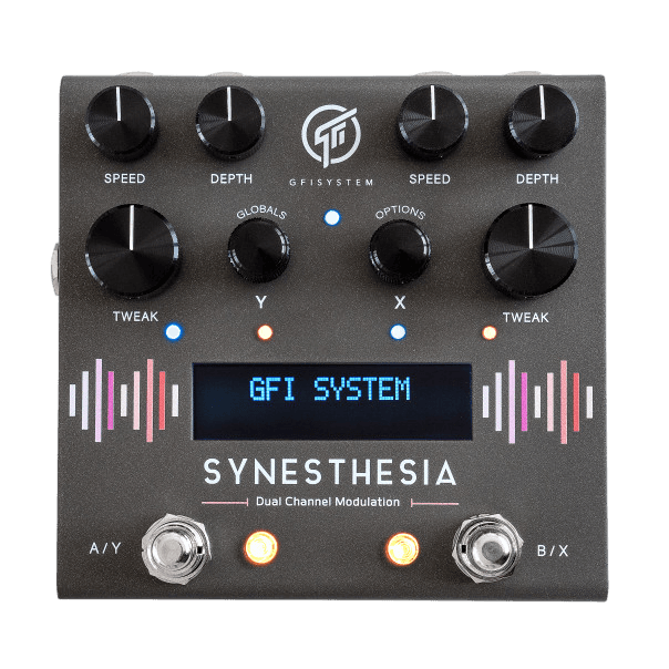 GFI SYSTEM SYNESTHESIA DUAL CHANNEL MULTI MODULATION PEDAL GITAR BMJ