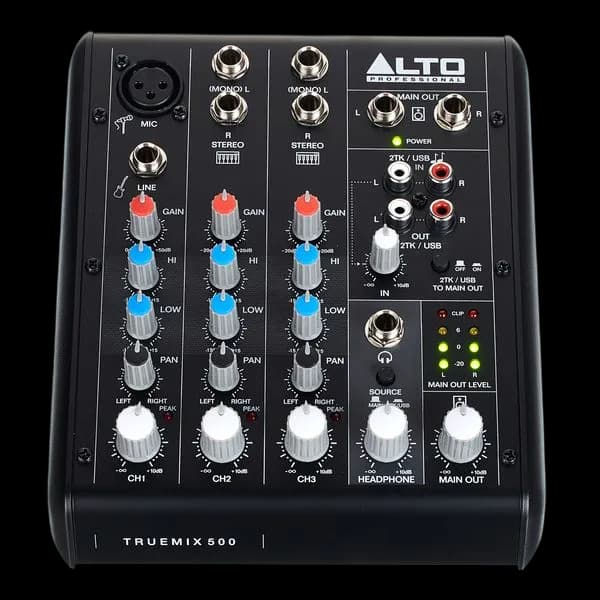 ALTO TRUEMIX 500 5-CHANNEL ANALOG MIXER
