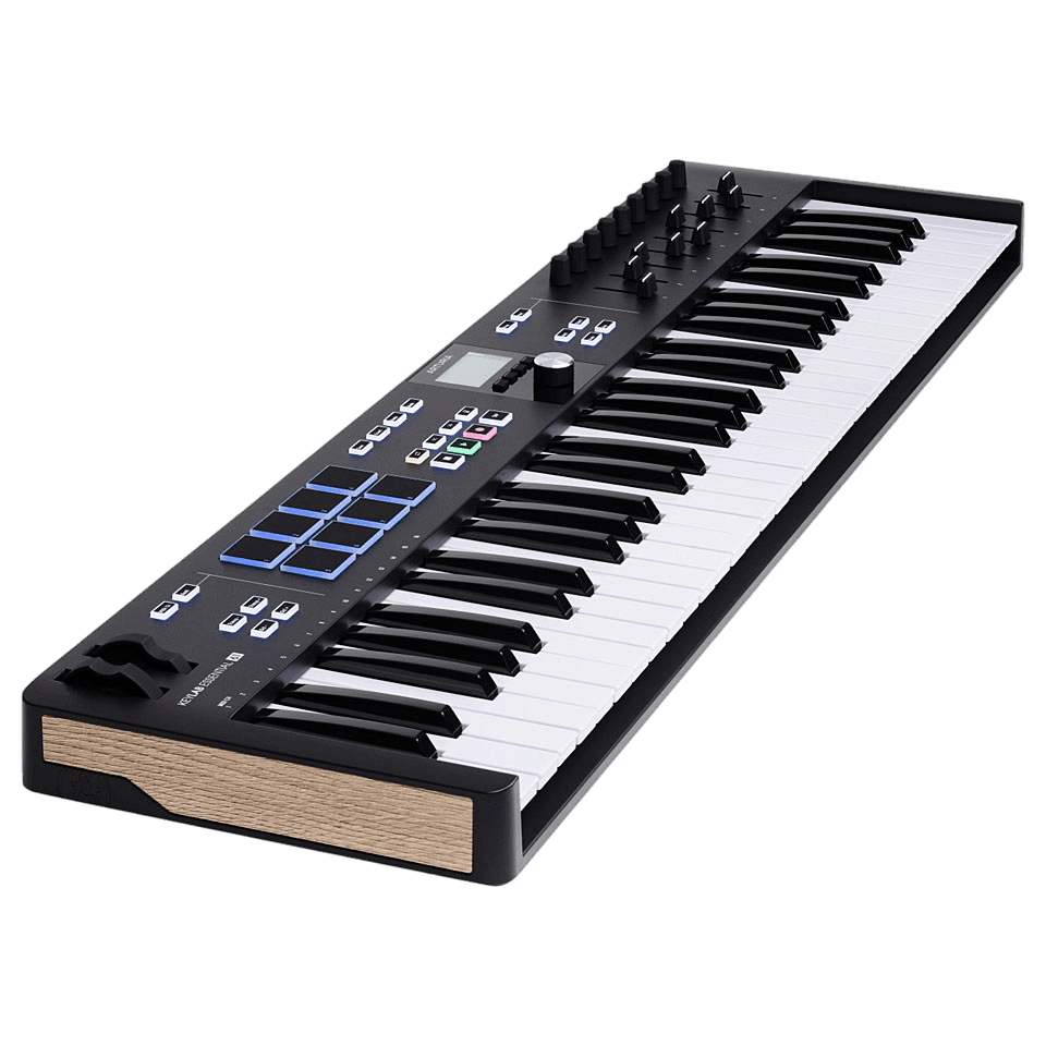 ARTURIA KEYLAB ESSENTIAL 61 MK3 MIDI CONTROLLER BLACK