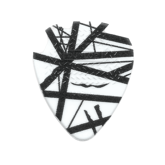 JIM DUNLOP EVHPT03 VAN HALLEN MAX GRIP WHITE NYLON THIN PICK GITAR 6PCS