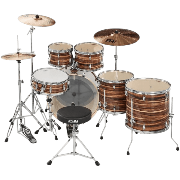 TAMA IP62H6W-CTW COFFEE TEAK WRAP IMPERIALSTAR 6-PIECE DRUM AKUSTIK KIT