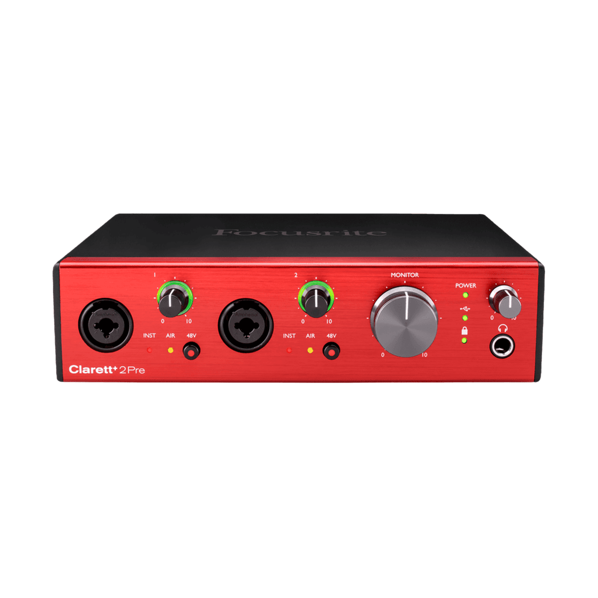 FOCUSRITE CLARETT+2PRE 10X4 USB-C BUS-POWERED AUDIO INTERFACE