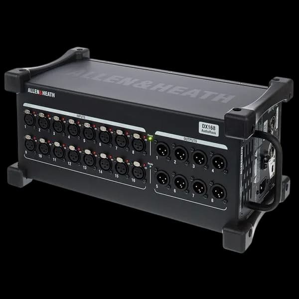 ALLEN AND HEATH DX168 16IN/8OUT PORTABLE XLR EXPANDER STAGE BOX