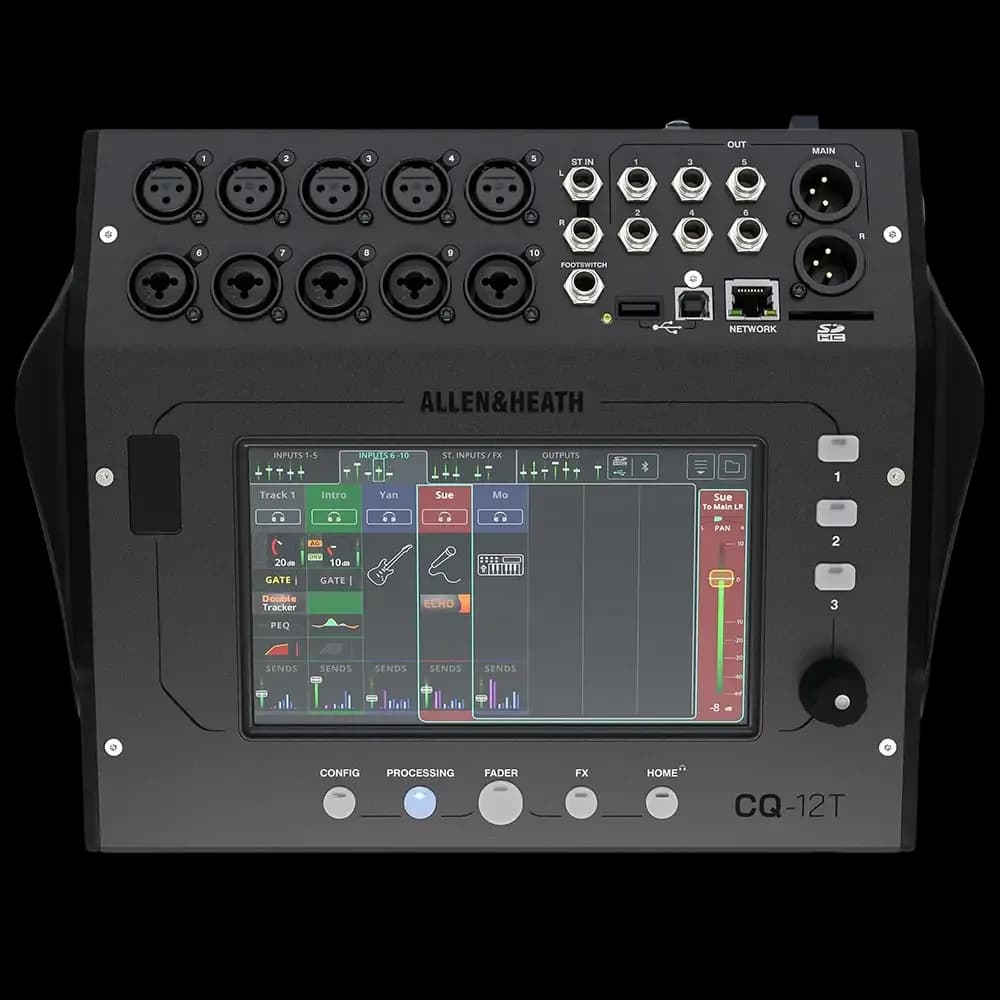ALLEN AND HEATH CQ 12T 10-CHANNEL DIGITAL MIXER