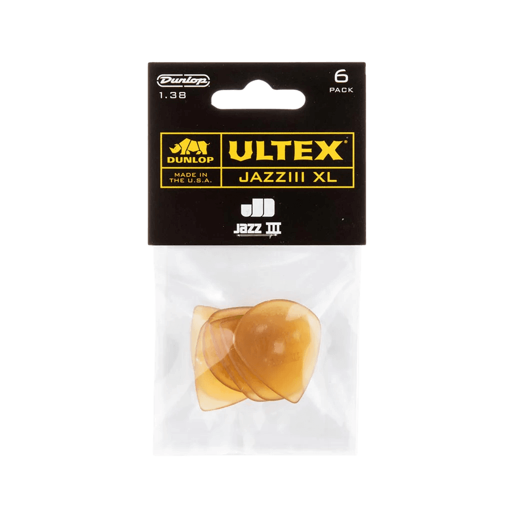 JIM DUNLOP 427PXL138 1.38MM ULTEX JAZZ III XL PICK GITAR 6PCS