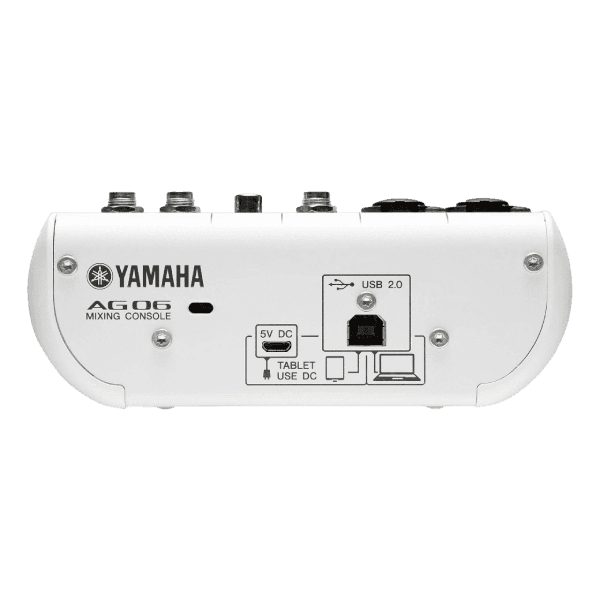 YAMAHA AG06 6-CHANNEL MIXER AND USB AUDIO INTERFACE
