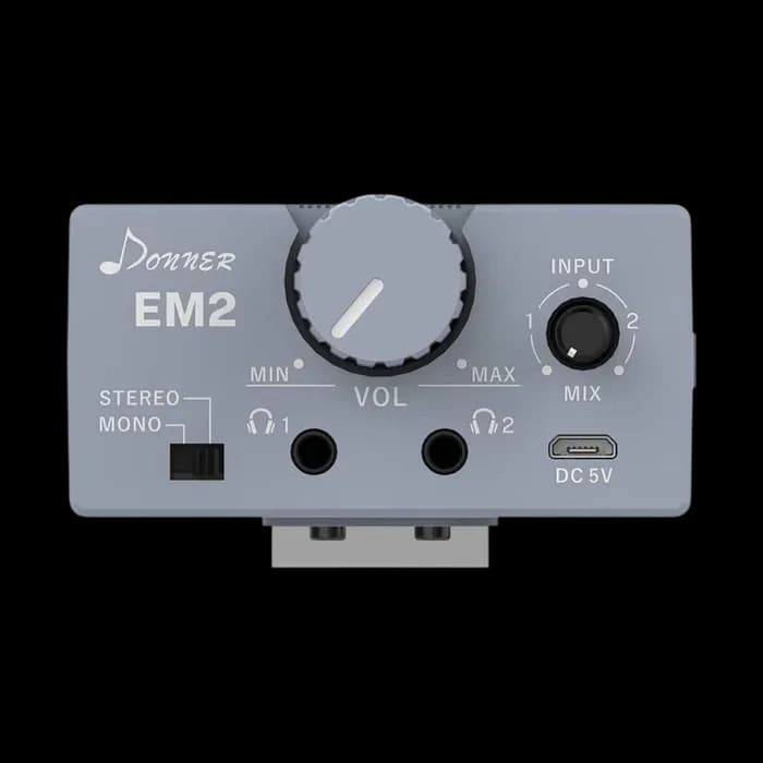 DONNER EM-2 2-CHANNEL RECHARGEABLE PERSONAL IN EAR MONITOR AMPLIFIER