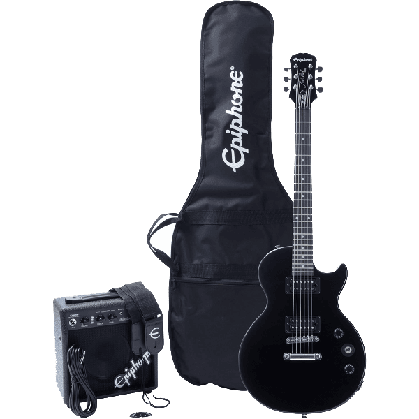 EPIPHONE PPEG-EGL1EBCH1-EU LES PAUL PLAYER PACK EBONY
