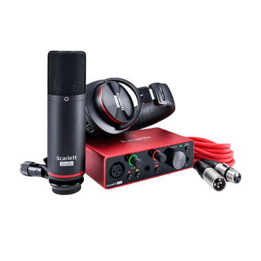FOCUSRITE SCARLETT SOLO STUDIO 3RD GEN USB AUDIO INTERFACE WITH CONDENSER AND HEADPHONES