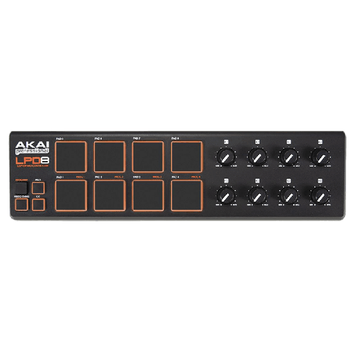 AKAI LPD8 MINI 8-PAD CONTROLLER