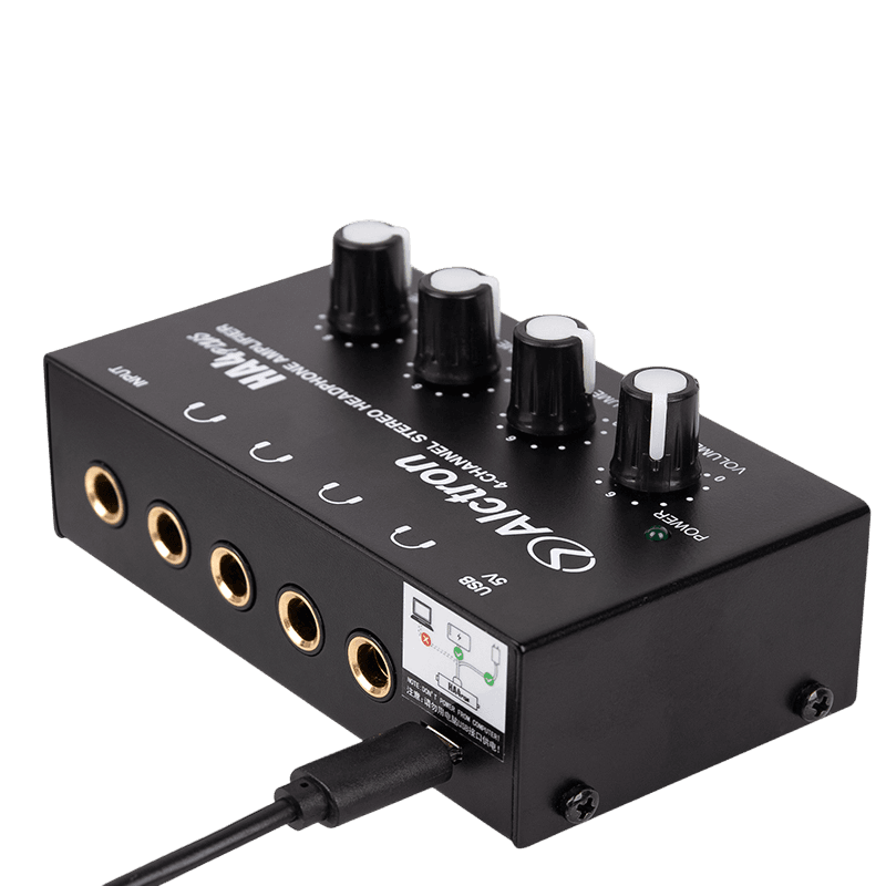 ALCTRON HA4 PLUS MINI 4-CHANNEL HEADPHONE AMPLIFIER
