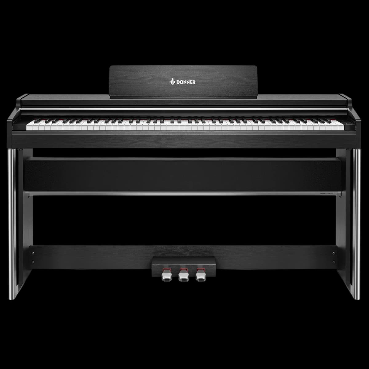 DONNER DDP-200 PRO 88-KEYS PROGRESSIVE WEIGHTED UPRIGHT PIANO