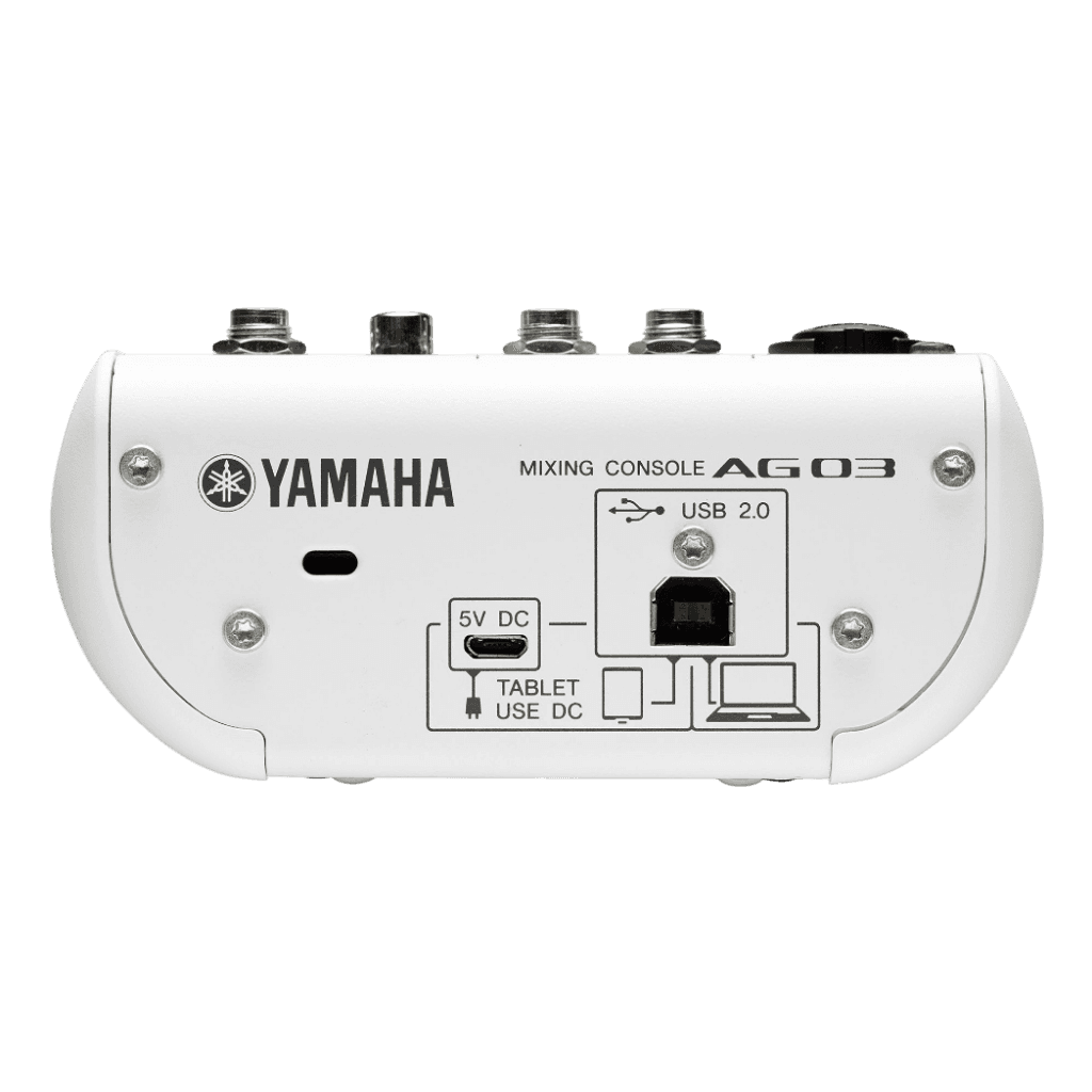 YAMAHA AG03 3-CHANNEL MIXER AND USB AUDIO INTERFACE