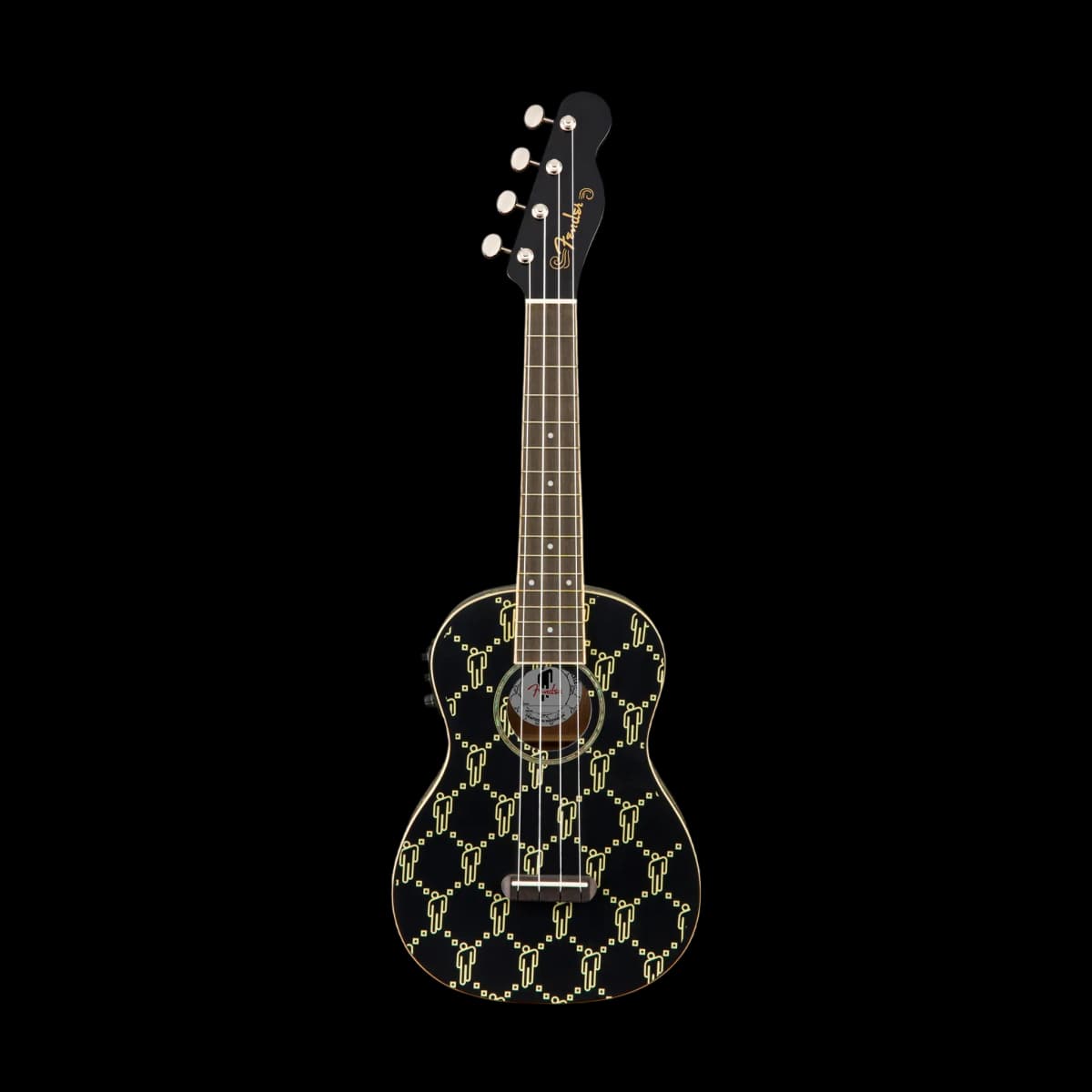 FENDER BILLIE ELLISH SIGNATURE CONCERT UKULELE WALNUT FB BLACK