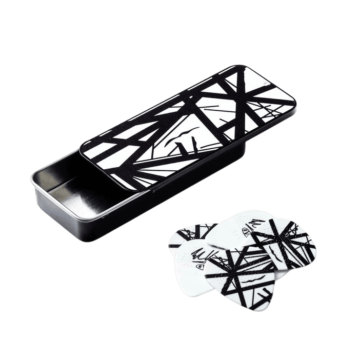 JIM DUNLOP EVHPT03 VAN HALLEN MAX GRIP WHITE NYLON THIN PICK GITAR 6PCS