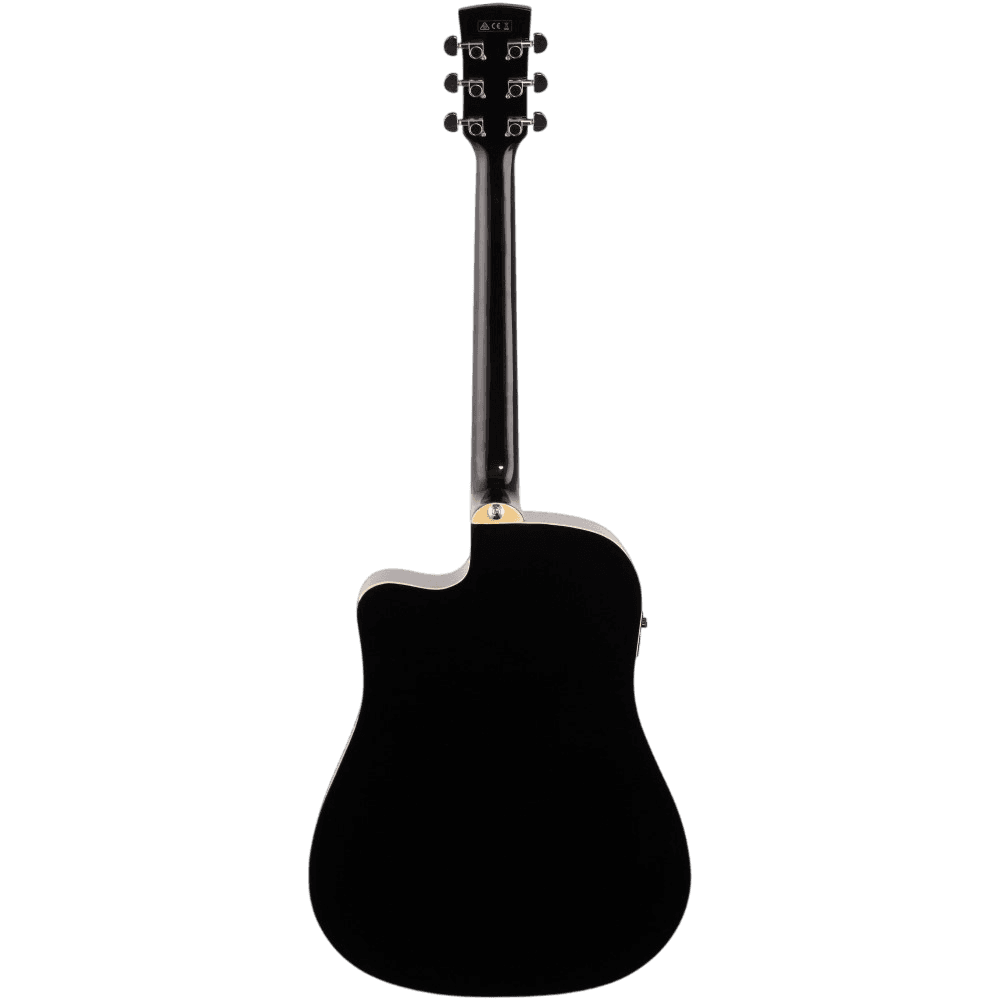 IBANEZ PF15ECE BLACK PERFORMANCE SERIES GITAR AKUSTIK