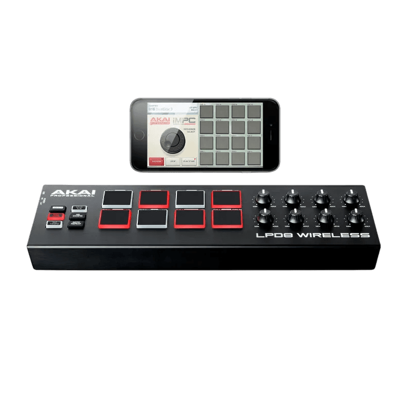 AKAI LPD8 WIRELESS MIDI CONTROLLER