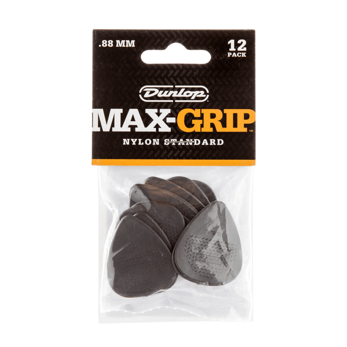 JIM DUNLOP 449P88 0.88MM MAX-GRIP NYLON STANDARD PICK GITAR 12PCS
