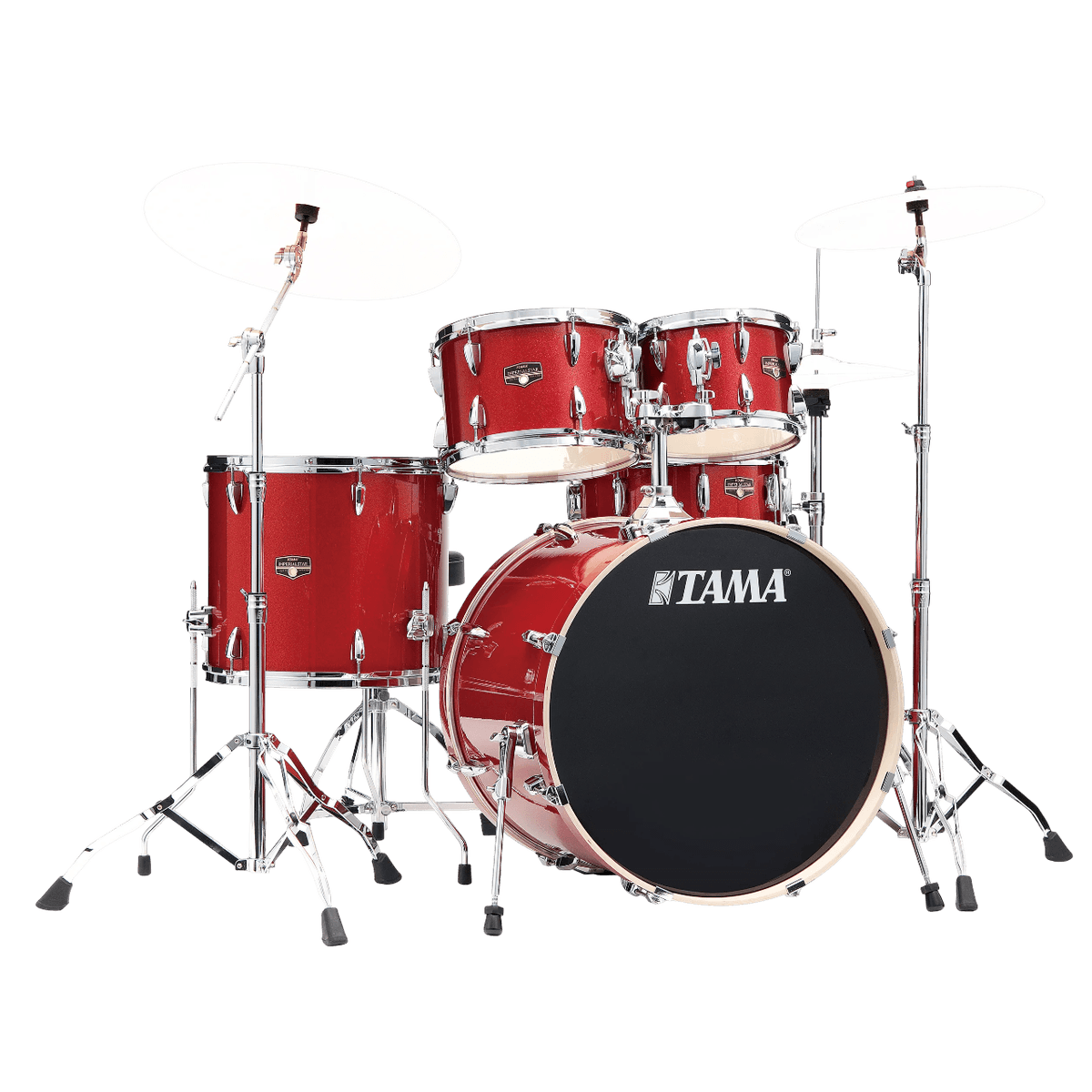 TAMA IP52H6W-BRM BURNT RED MIST IMPERIALSTAR POPLAR 5-PIECER DRUM AKUSTIK KIT