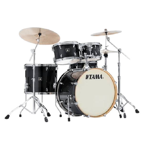 TAMA CL52KRS-TPB+HB5W+HT230 SUPERSTAR CLASSIC MAPLE TRANS BLACK 5-PIECE DRUM AKUSTIK