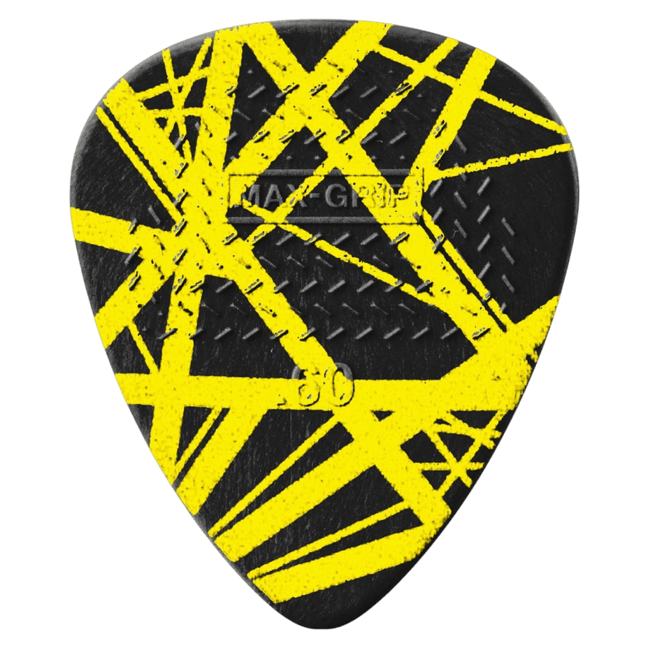 JIM DUNLOP EVHPT04 VAN HALLEN MAX GRIP GRAPHIC NYLON THIN PICK GITAR 6PCS