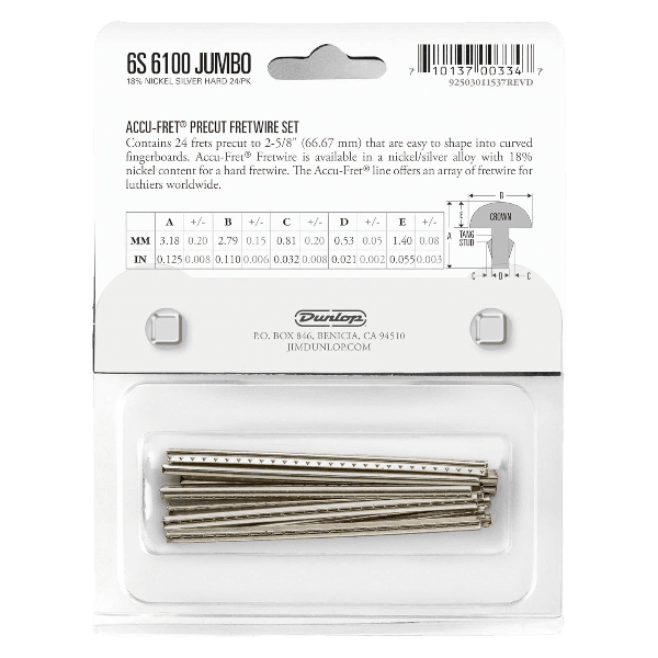 JIM DUNLOP FRETWIRE JUMBO GS-6100