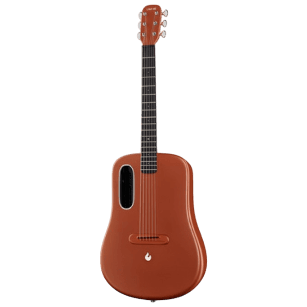LAVA ME 3 Electric Acoustic Guitars Carbon Fibre Smart Guitar (38 Inch Red)