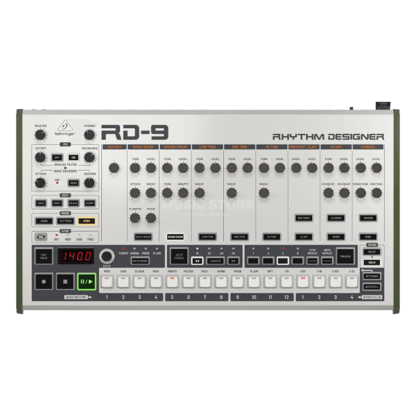BEHRINGER RD-9 CLASSIC ANALOG DIGITAL DRUM MACHINE