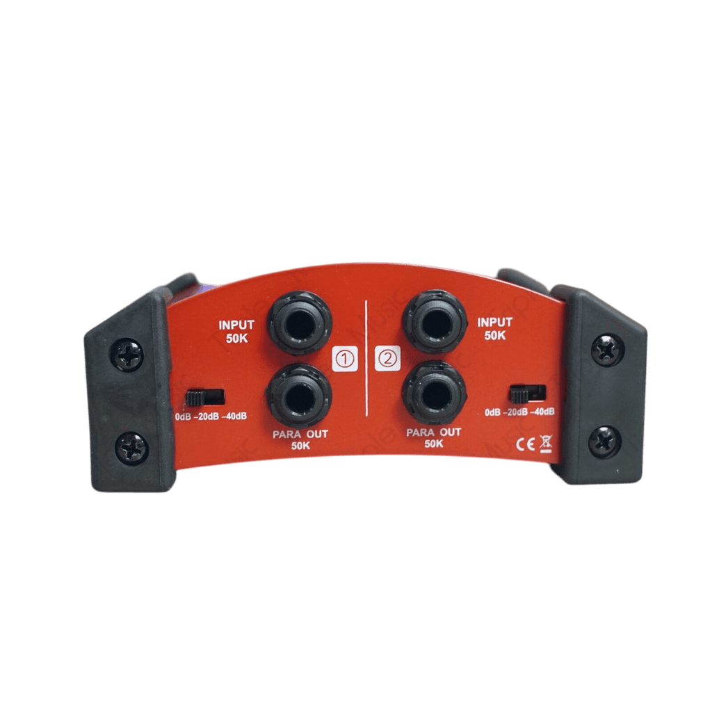 ALCTRON DI-120 RED DUAL CHANNEL PASSIVE DIRECT BOX