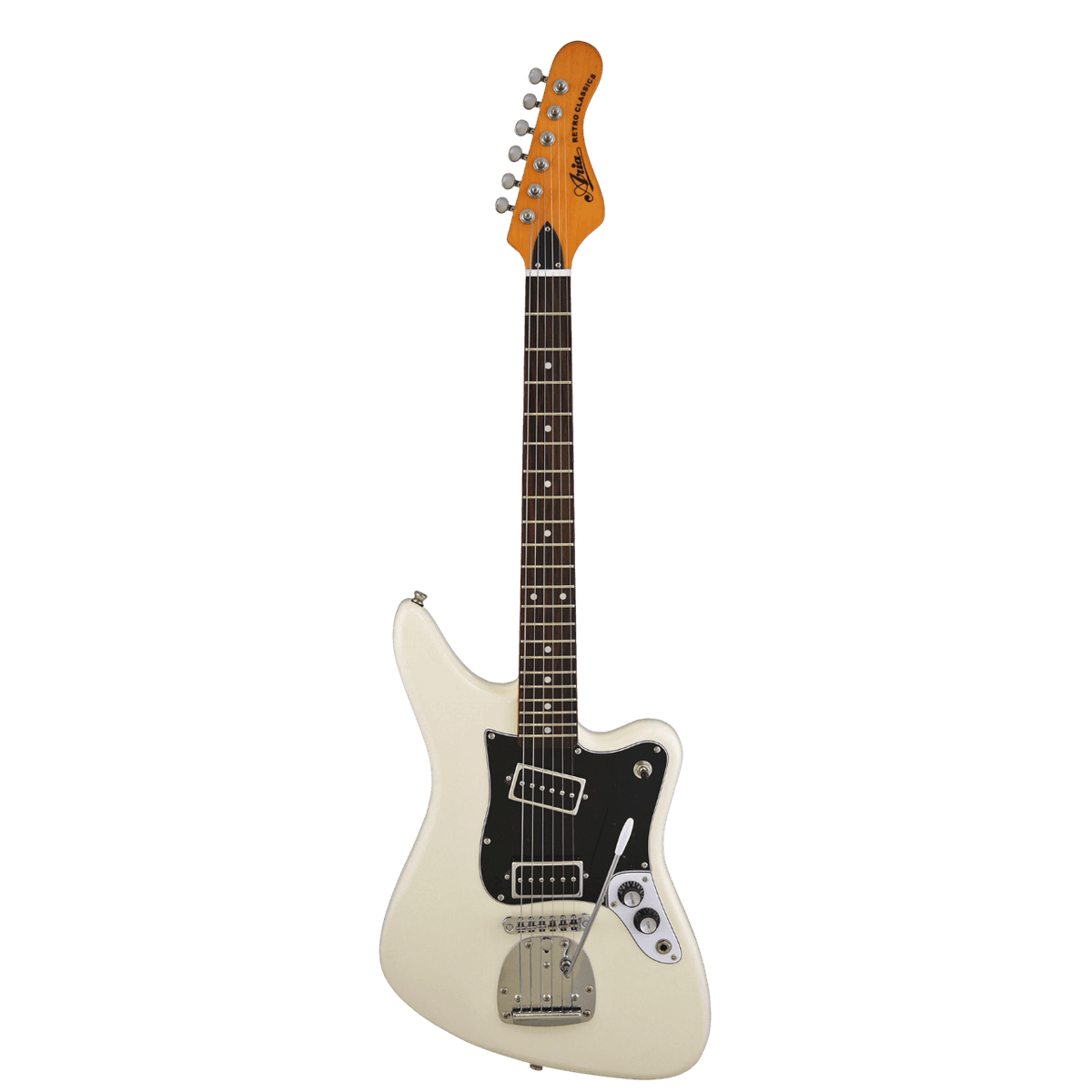 ARIA PRO II RETRO 1532 VW GITAR ELEKTRIK VINTAGE WHITE