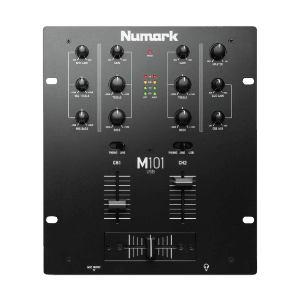 NUMARK M101 BLACK 2-CHANNEL USB DJ MIXER