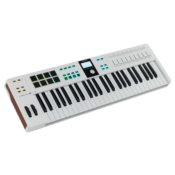 ARTURIA KEYLAB ESSENTIAL 49 MK3 MIDI CONTROLLER WHITE
