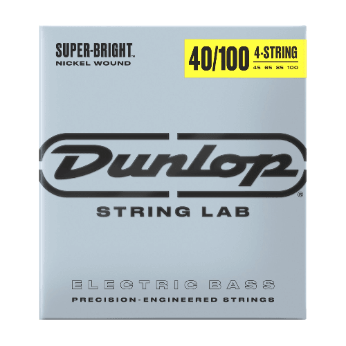 DUNLOP DBSBN40100 SUPER BRIGHT NICKEL WOUND BASS STRINGS 40-100 SENAR BASS