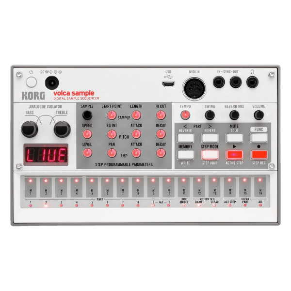 KORG VOLCA SAMPLE 2 DIGITAL SAMPLE SEQUENCER SYNTHESIZER