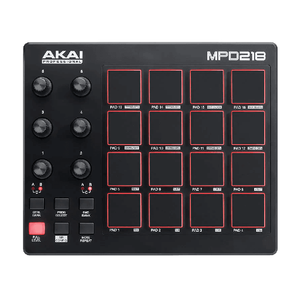 AKAI MPD218 USB 16-PAD MIDI CONTROLLER