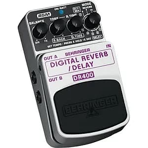 Behringer DR400 Digital Reverb/Delay Effects Pedal