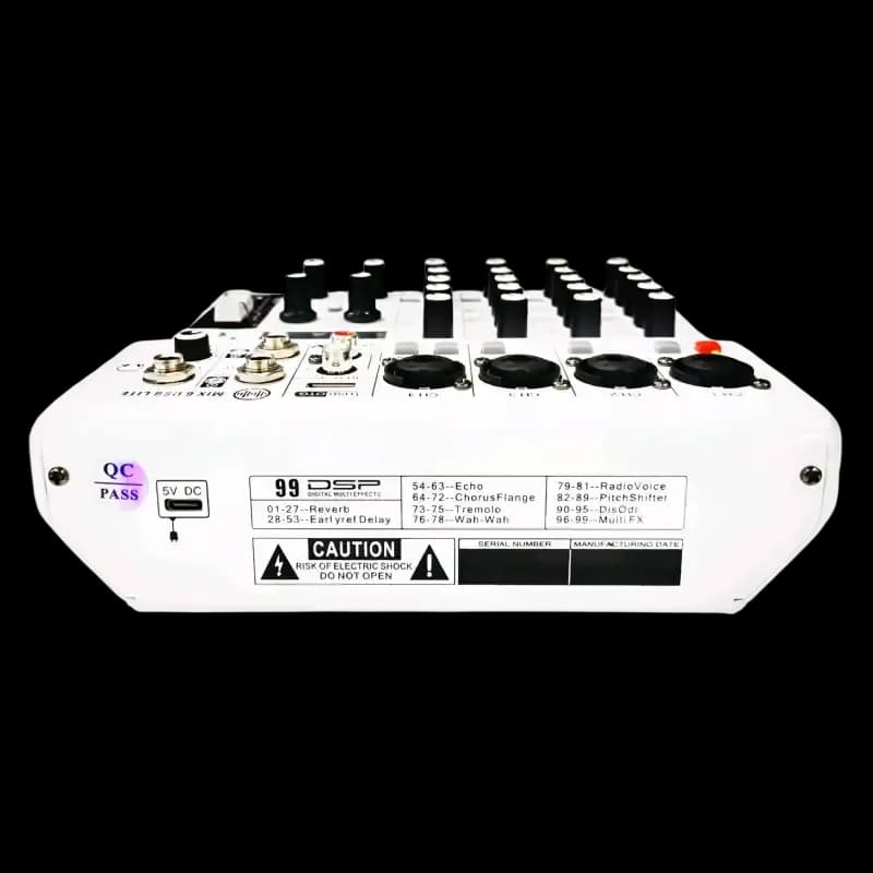 WAVE AUDIO MIX6USB LITE 6-CHANNEL ANALOG MIXER WITH USB AUDIO INTERFACE