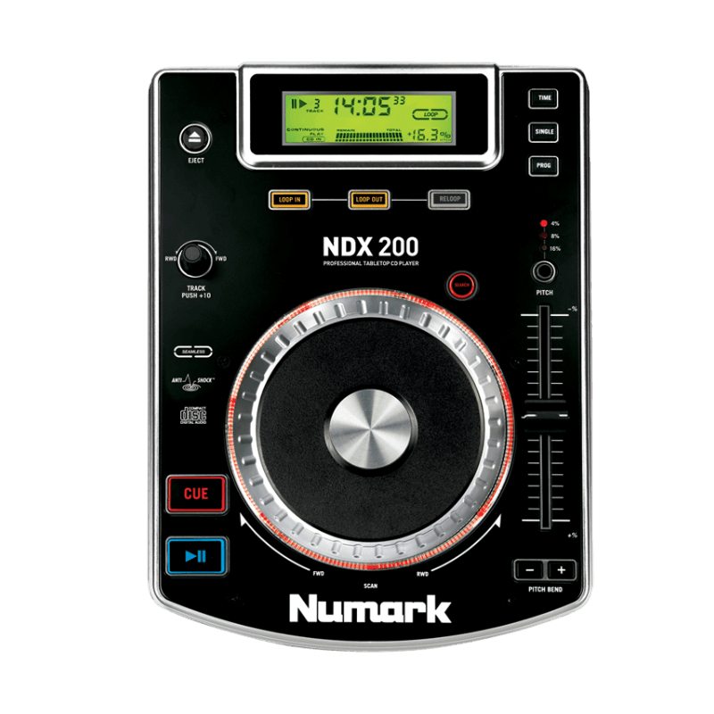 NUMARK NDX200 PERFORMANCE-READY TABLETOP CD PLAYER