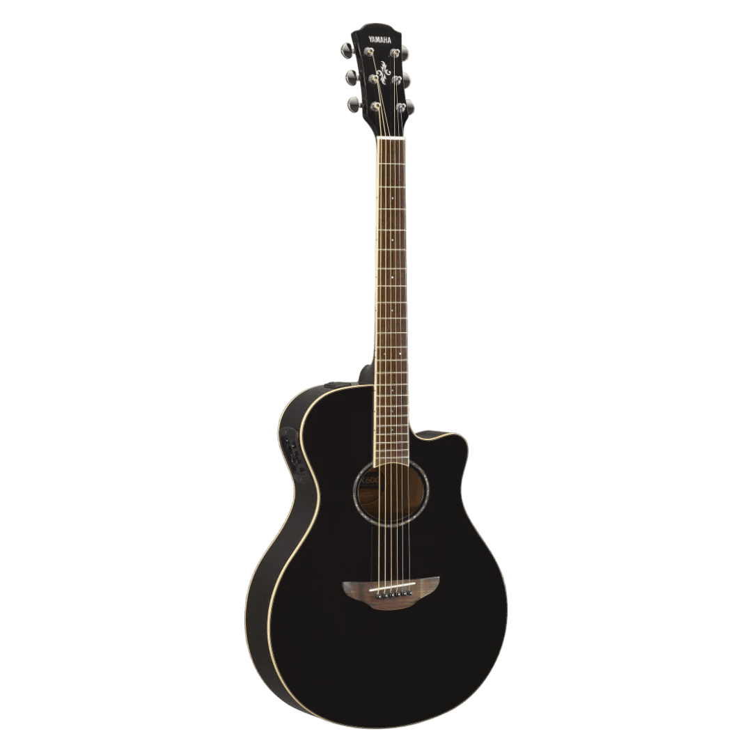 YAMAHA APX600 BL THIN BODY BLACK GITAR AKUSTIK
