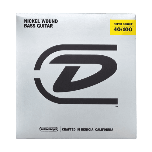 DUNLOP DBSBN40100 SUPER BRIGHT NICKEL WOUND BASS STRINGS 40-100 SENAR BASS